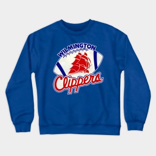 Defunct Wilmington Clippers Football Team Crewneck Sweatshirt